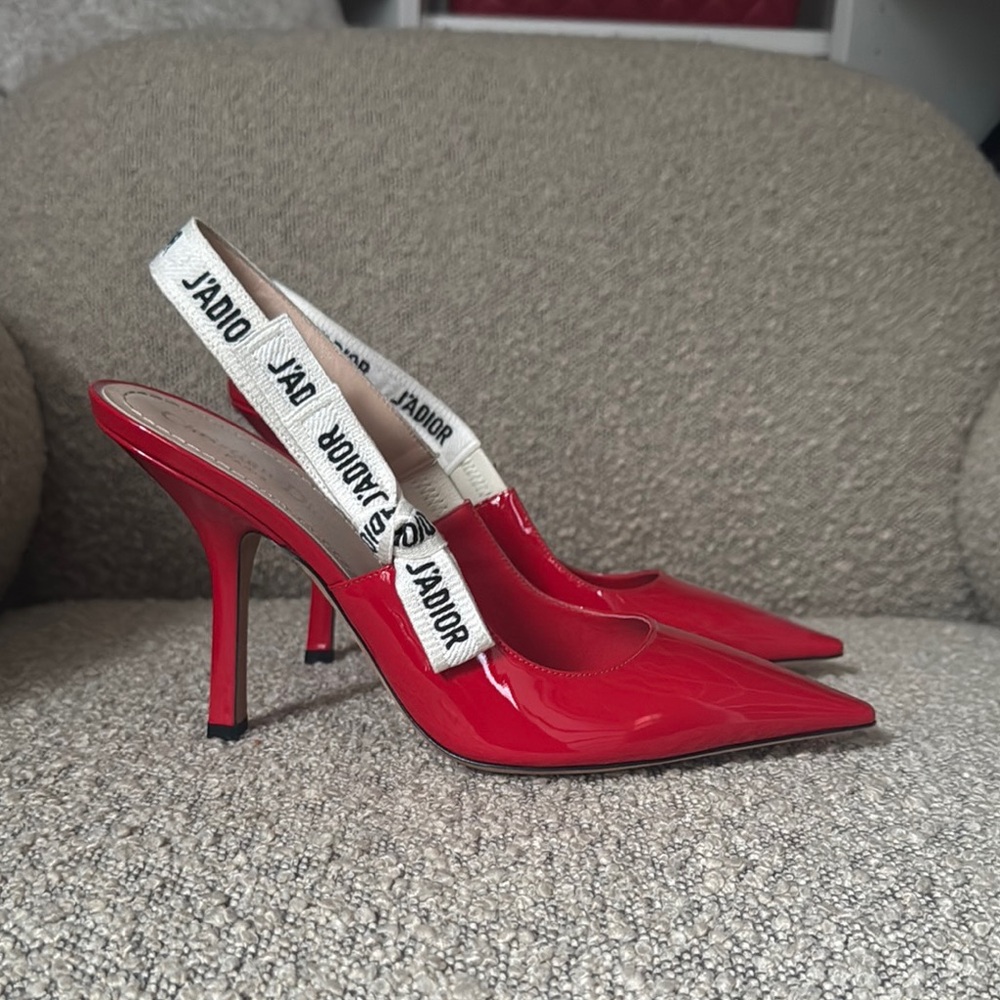 Dior J’adiorRed Slingback Pumps